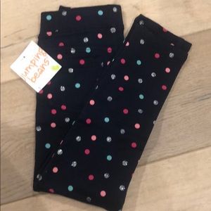 Girls polka dot legging